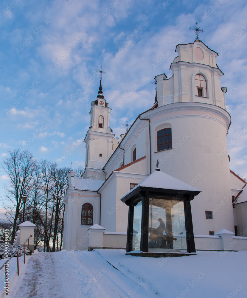 Naklejka premium Церковь Kalvarijos в Вильнюсе