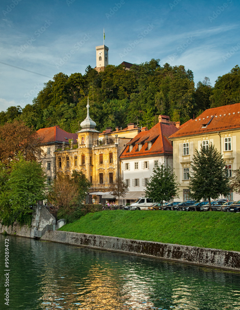 Old town of Ljubljana