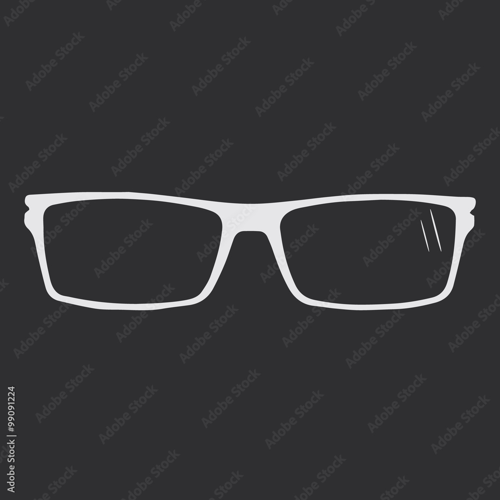 Fototapeta premium Vector Glasses Icon