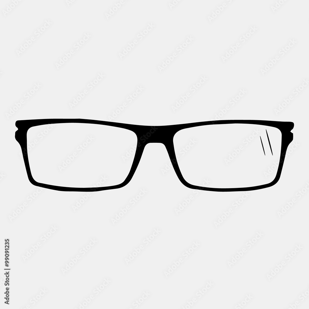Fototapeta premium Vector Glasses Icon