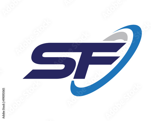 SF Letter Swoosh Logo