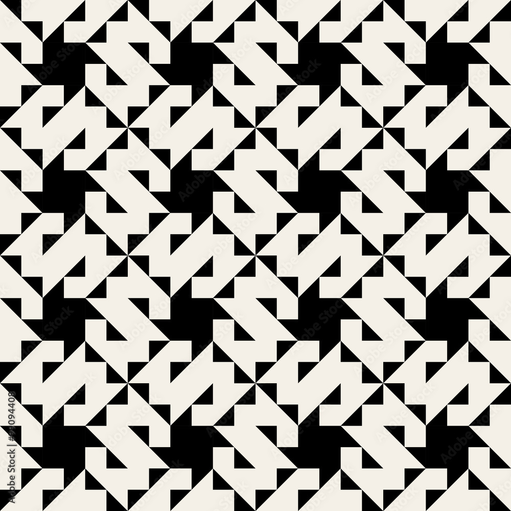 Vector Seamless Geometric Triangle Square Pattern Vector Seamless Geometric Triangle Square Pattern