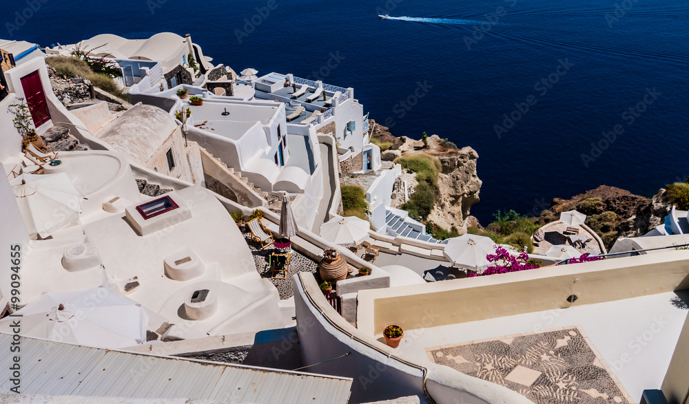 Naklejka premium Santorini. Greece