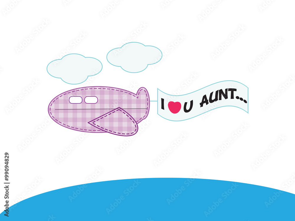 I love U aunt I love U aunt