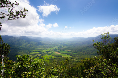 Beautiful tropic valley in Australia
