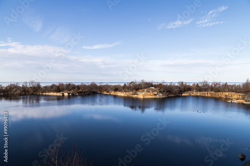 Quarry/ crystal clear quarry at Halibut point park