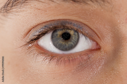 Closeup of a woman eye