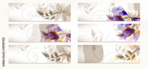 Set of corporate identity templates for design