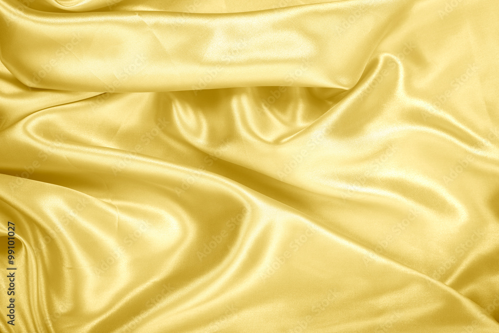Gold fablic satin on background texture. Gold fablic satin on background texture.
