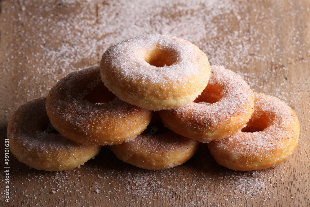 Homemade Sugar Doughnuts. Homemade Sugar Doughnuts.
