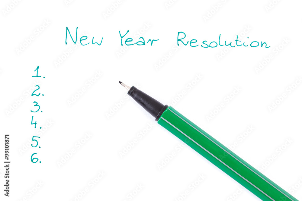Planning resolutions and goals for new year Planning resolutions and goals for new year