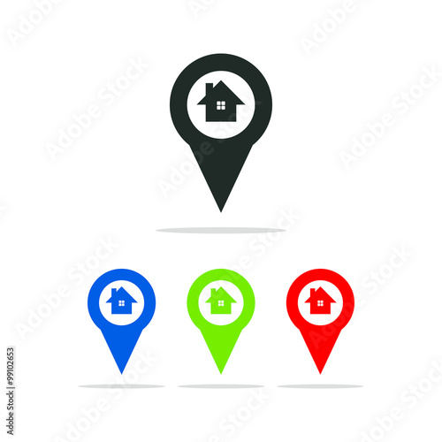 HOME LOCATION LOGO Free Download HOME LOCATION LOGO - GFXLoad