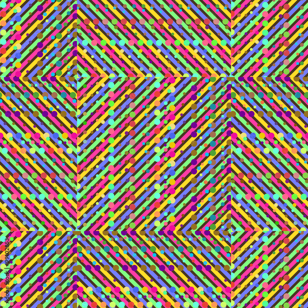 Circles and colored lines Circles and colored lines