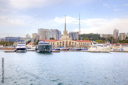 City Sochi. Marine port © Pavel Parmenov