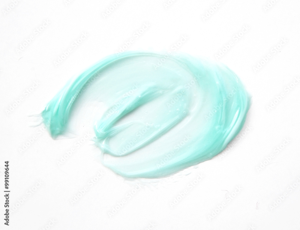 Body lotion, blue gel, cream isolate on white. Body lotion, blue gel, cream isolate on white.