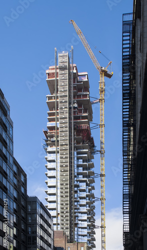 Skyscraper under construction - Manhattan - New York