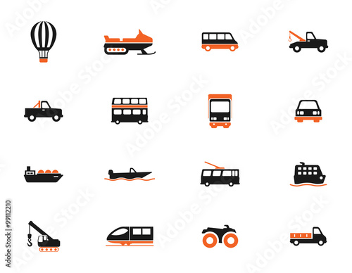 Transportation simply icons