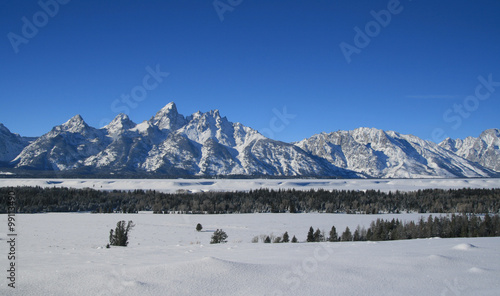 Grand Tetons National Park Mountain Range