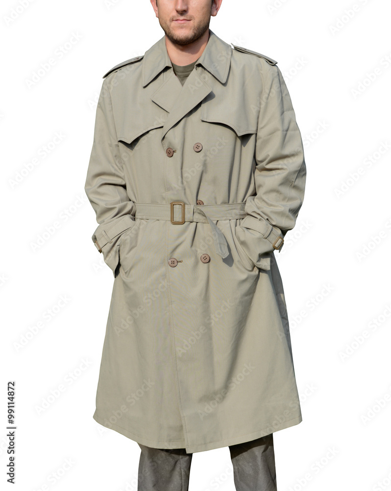 Male trench coat Male trench coat