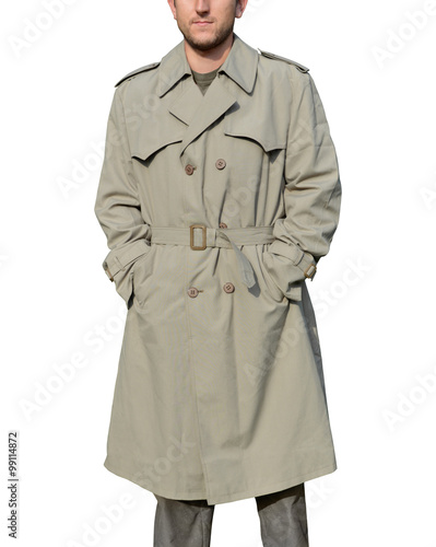 Male trench coat