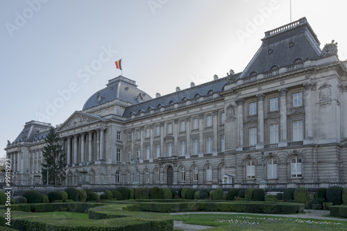 The Royal Palace in the center of Brussels, Belgium. Built in 1904 for King Leopold II