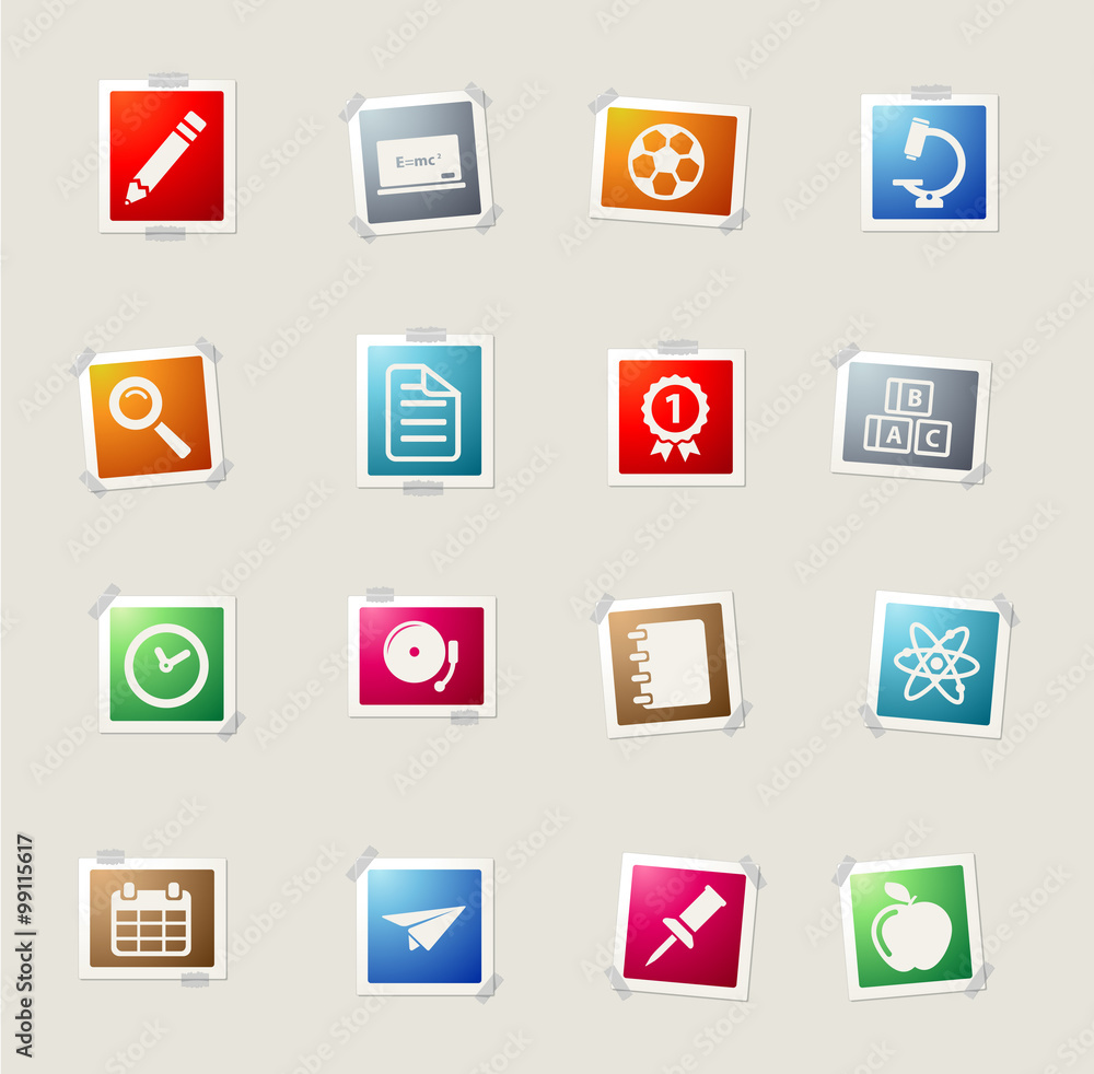 School simply icons School simply icons