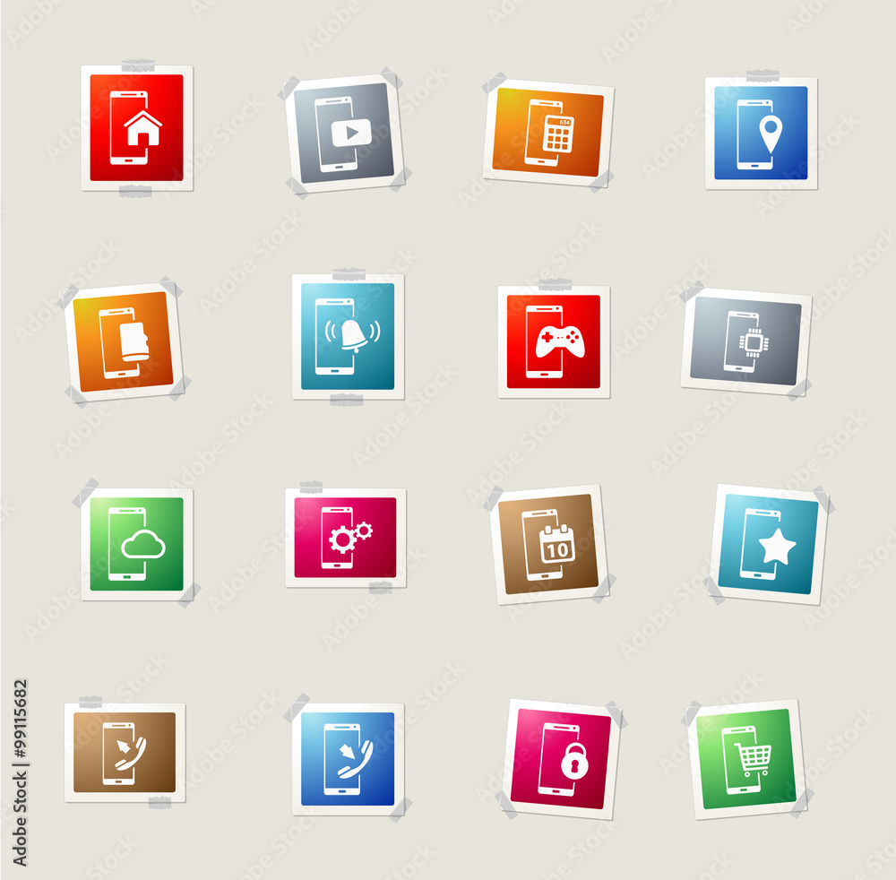 Smartphone simply icons