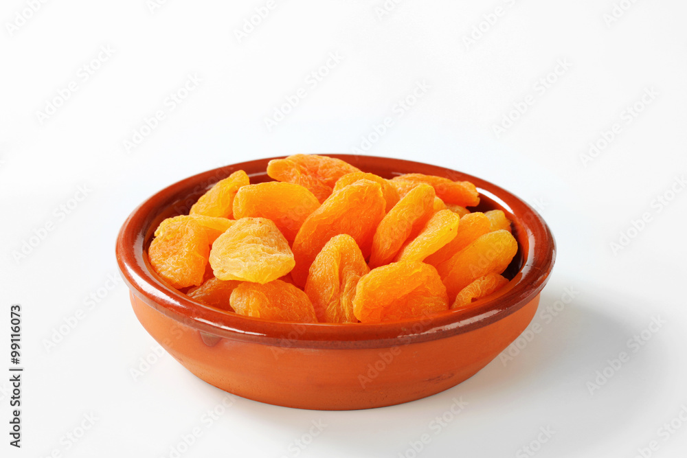 Bowl of dried apricots Bowl of dried apricots