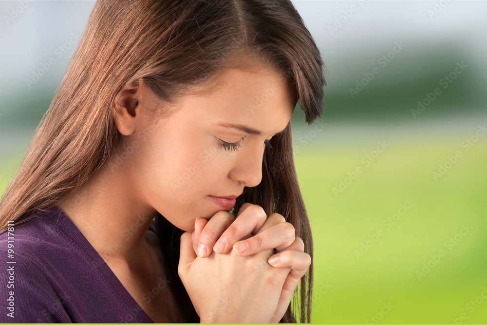 Praying. Praying.