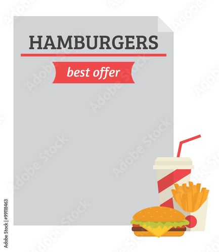 Hamburger best offer template