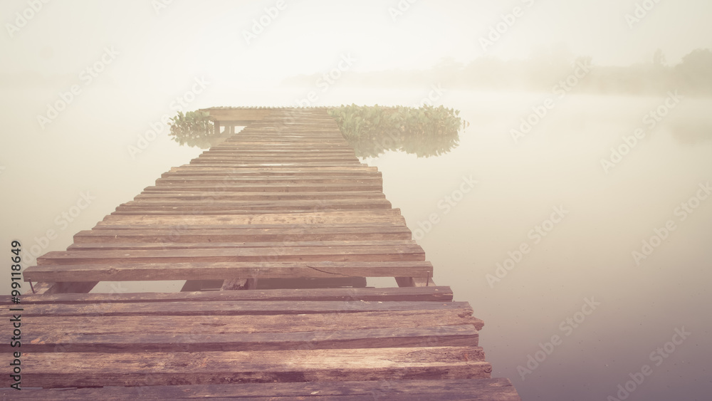 Obraz premium wood pier