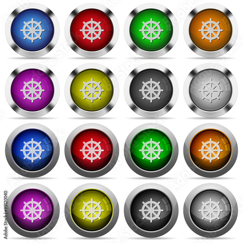 Steering wheel button set