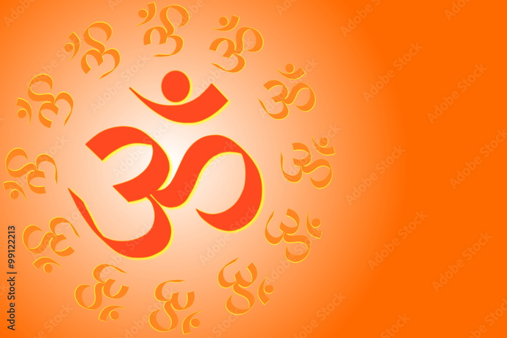 om religious symbols and meditating peace healing related background om religious symbols and meditating peace healing related background