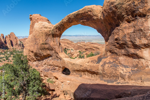 Arch Nationalpark, Steinbögen, Delicate Arch, Double Arch, Landscape Arch, Double Arch, Utah, Moab, Tag, USA, Sommer