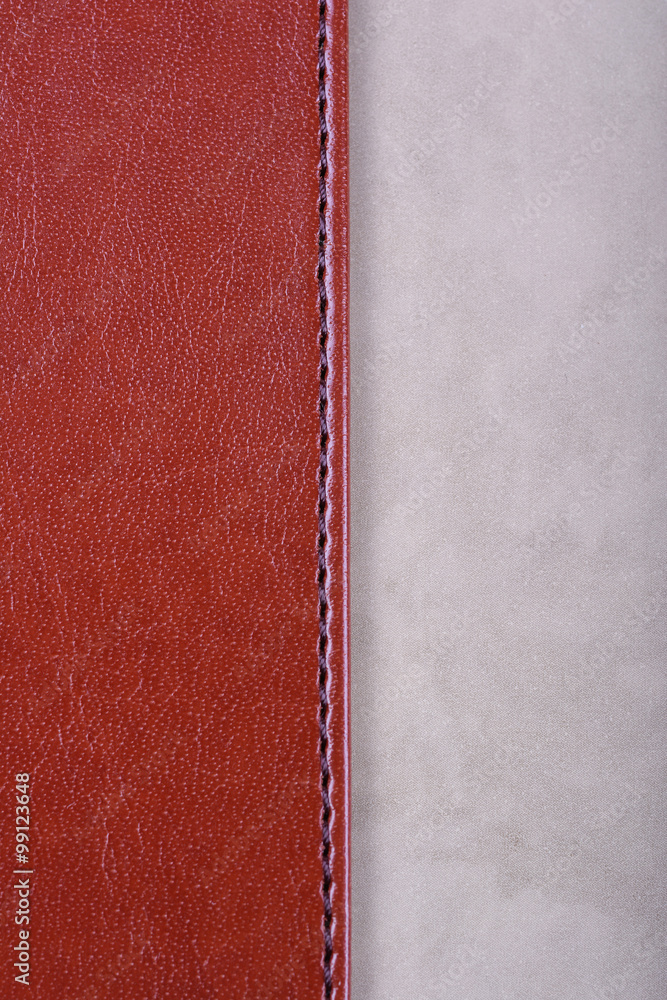 Fototapeta premium Leather diary background texture