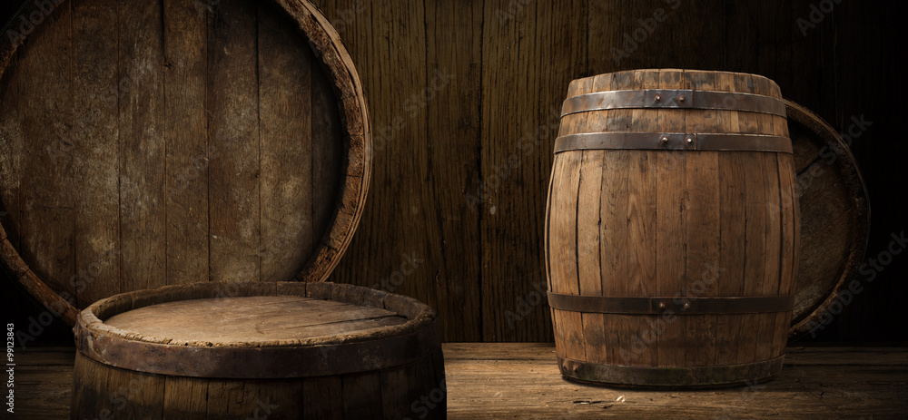 Fototapeta premium background of barrel