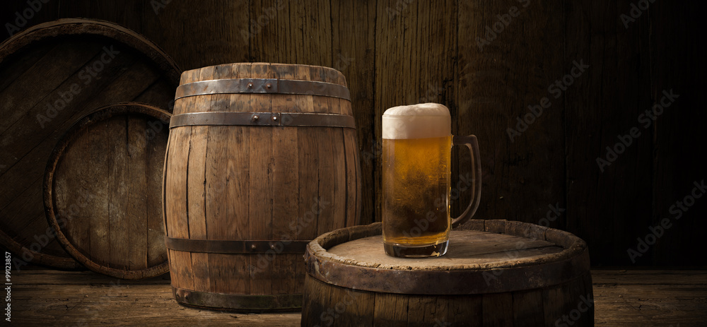 Fototapeta premium background of barrel
