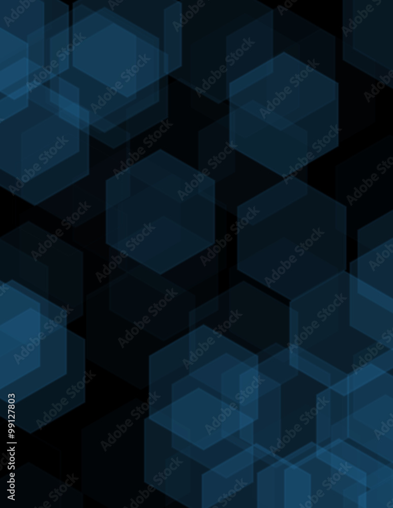 Fototapeta premium Black abstract geometric background