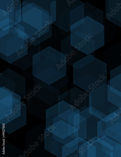 Black abstract geometric background