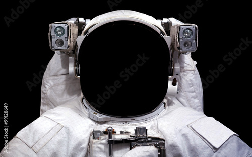 Fototapeta Naklejka Na Ścianę i Meble -  Astronaut in outer space. Spacewalk. Elements of this image furnished by NASA