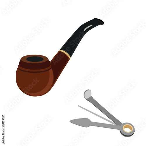 Smoking pipe and cleaning tool