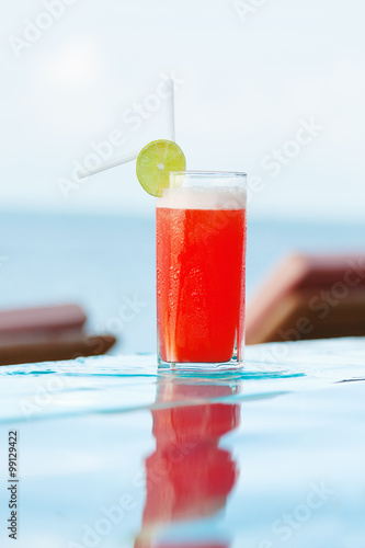 Mai Thai Cocktail at the pool