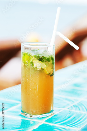 Mojito Cocktail at the pool