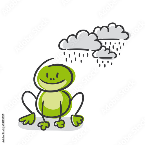 Stick Figure Series Green