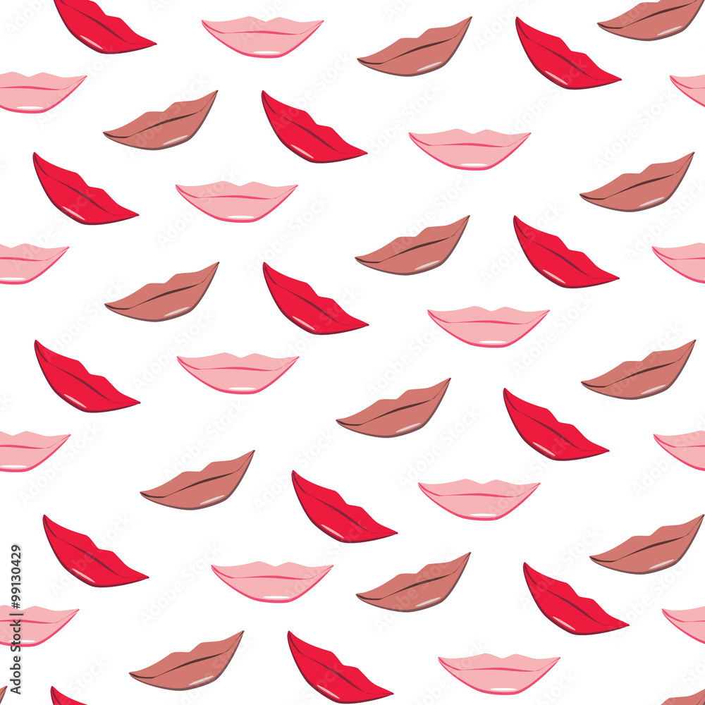 Lips pattern Lips pattern