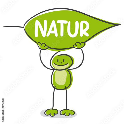 Stick Figure Series Green