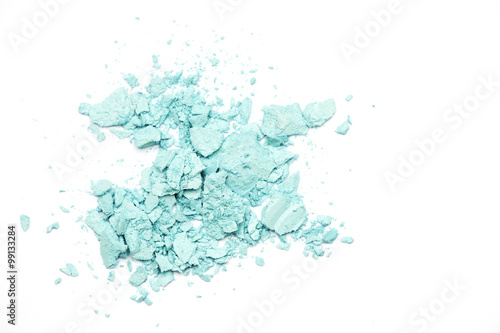 crushed blue eyeshadow