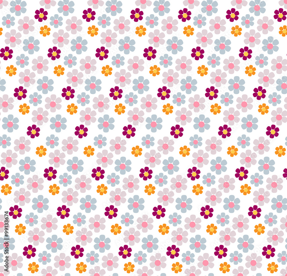 spring lavender seamless pattern