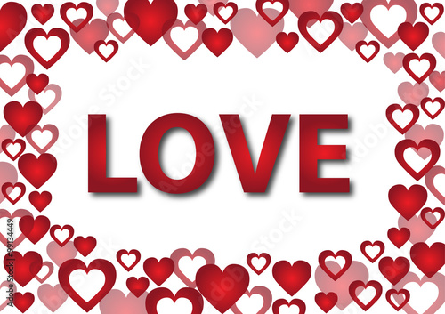 valentine's day - love frame