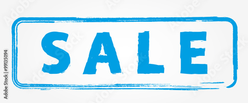 Blue Sale Stamp